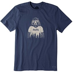 Life is Good Men's Papa Bear Crusher T-Shirt