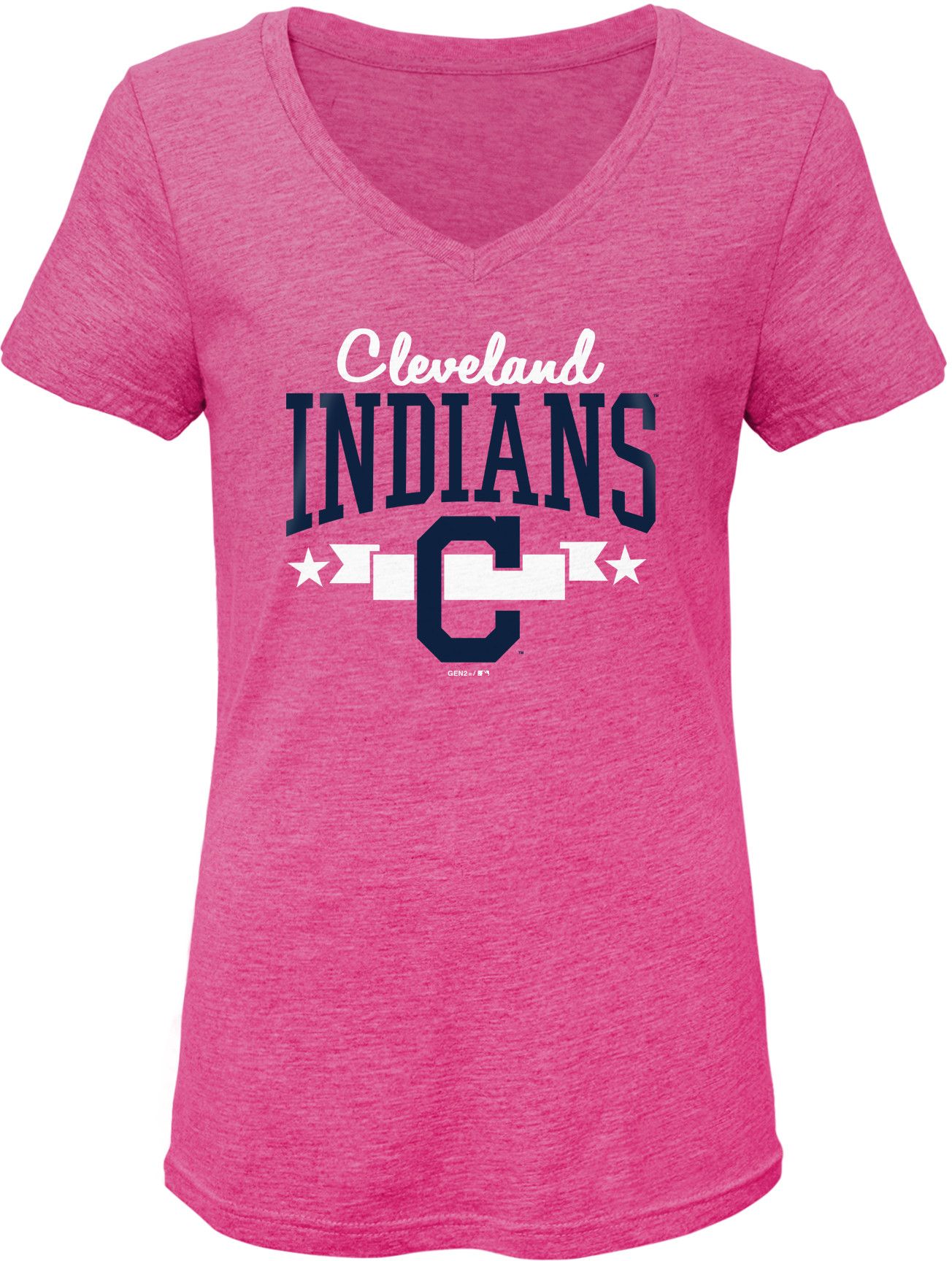 pink cleveland indians shirt