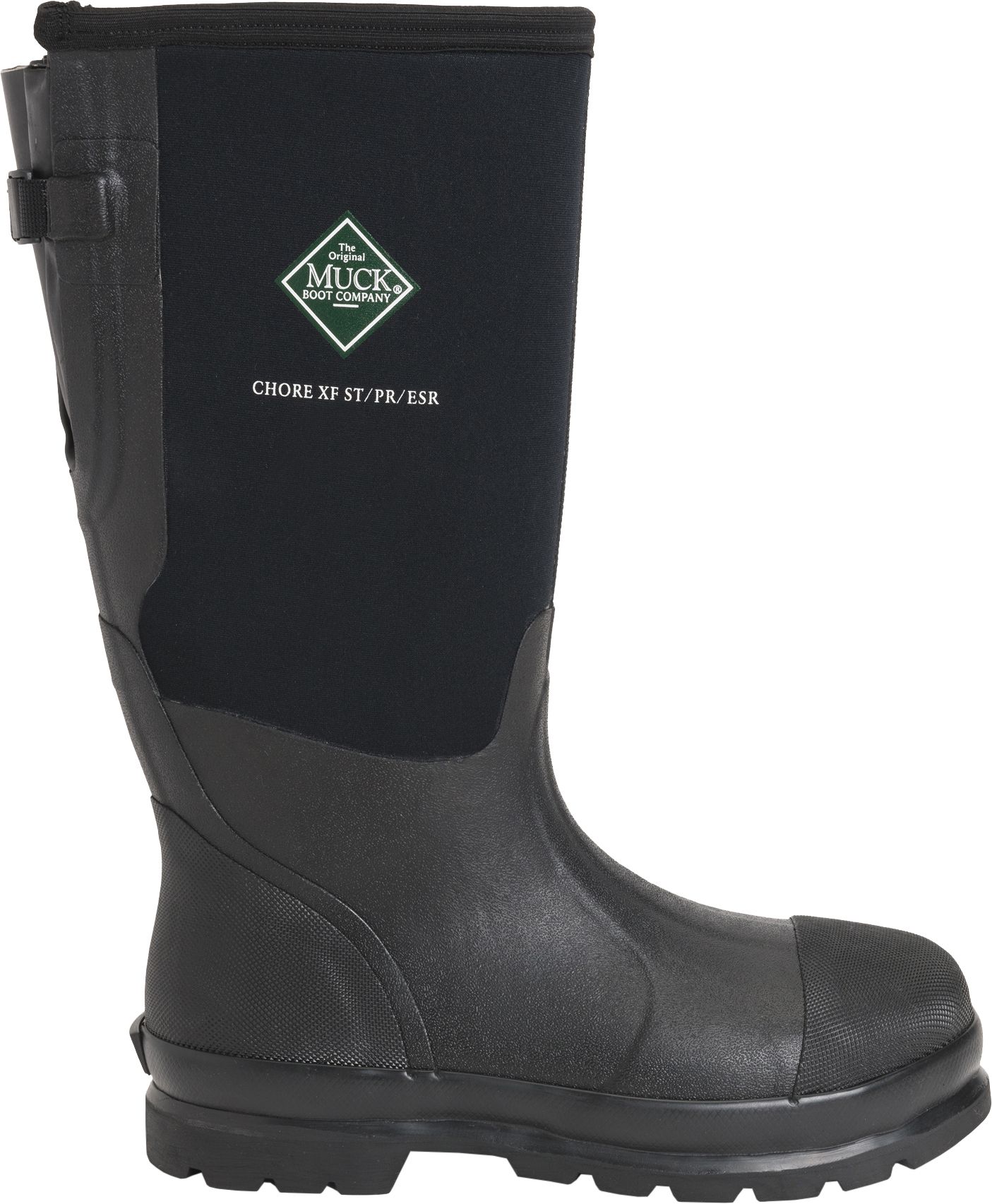 muck grit steel toe work boot