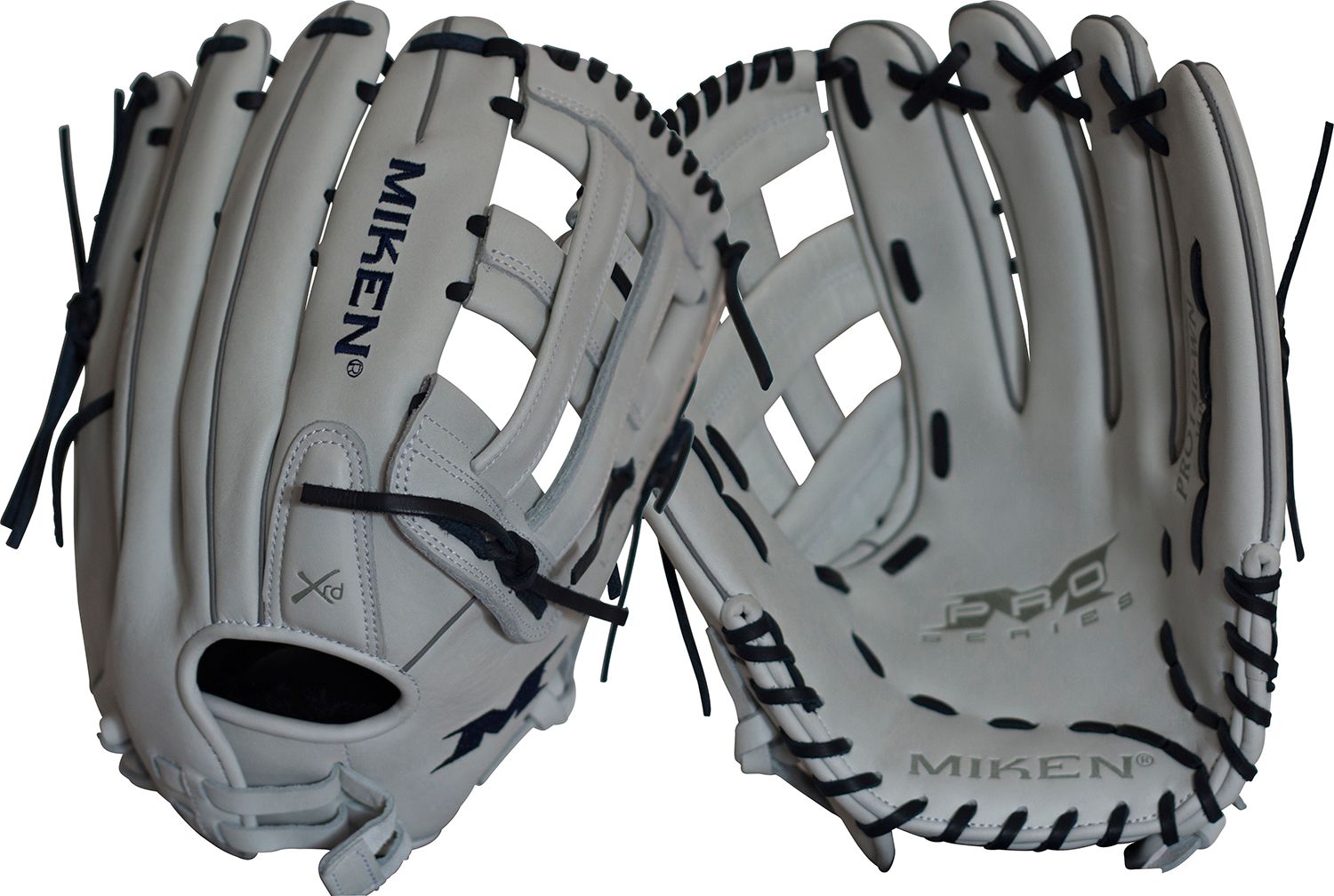 Miken 14'' Pro Series Slow Pitch Glove, White
