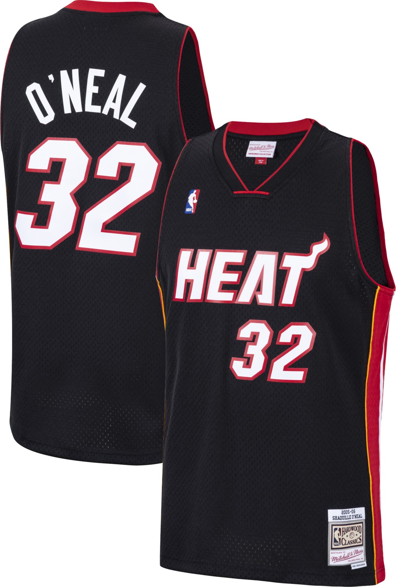 Mitchell &amp; Ness Men's Miami Heat Shaquille O'Neal #32 Swingman Jersey