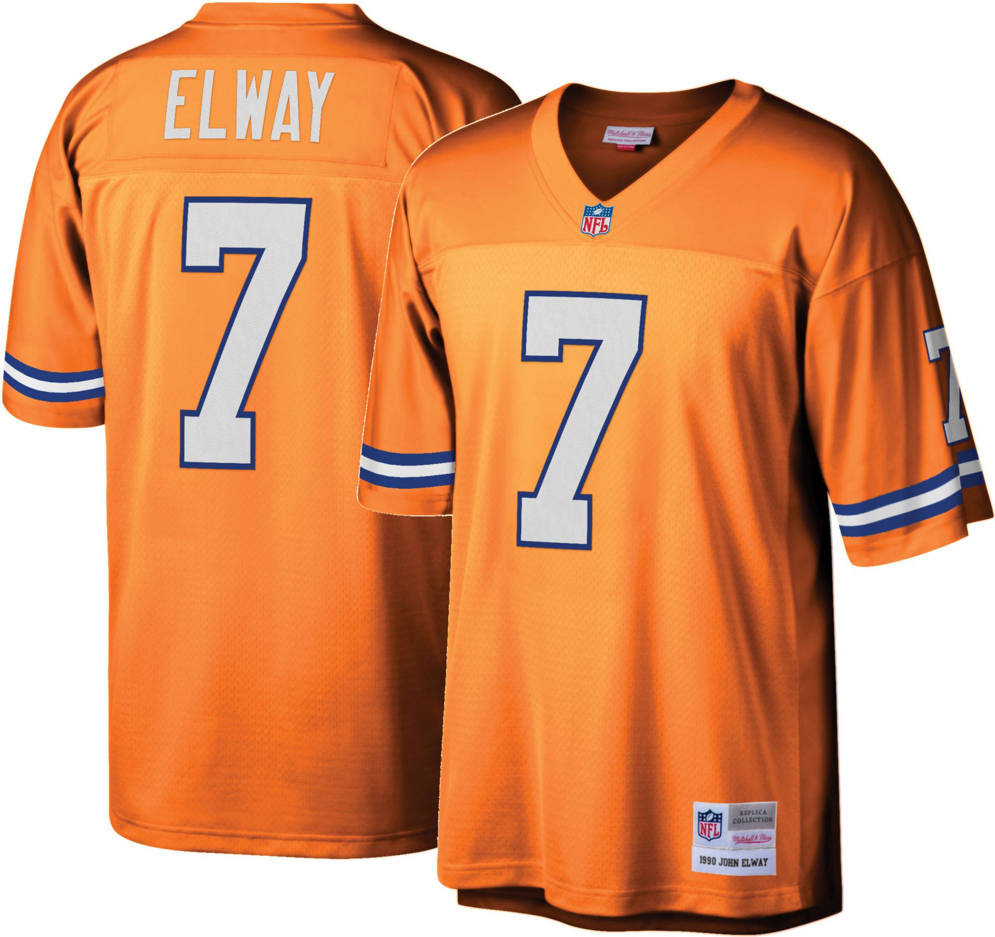 Mitchell & Ness Men's 1990 Game Jersey Denver Broncos John Elway #7