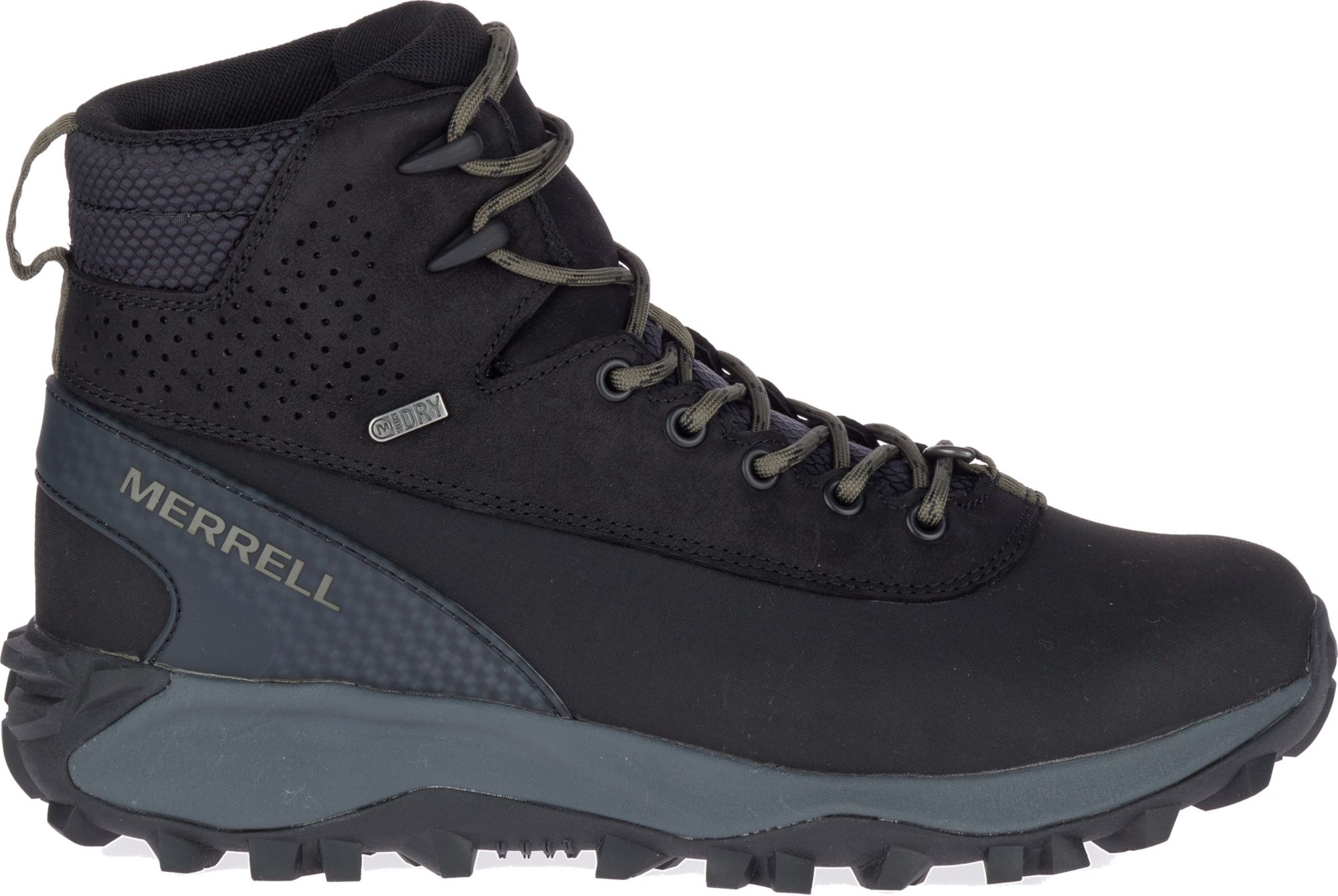 mens black waterproof hiking boots