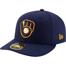 New Era Men's Milwaukee Brewers 59Fifty Alternate Navy Low Crown Fitted Hat