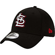 New Era Men's St. Louis Cardinals Black 39Thirty Clubhouse Stretch Fit Hat
