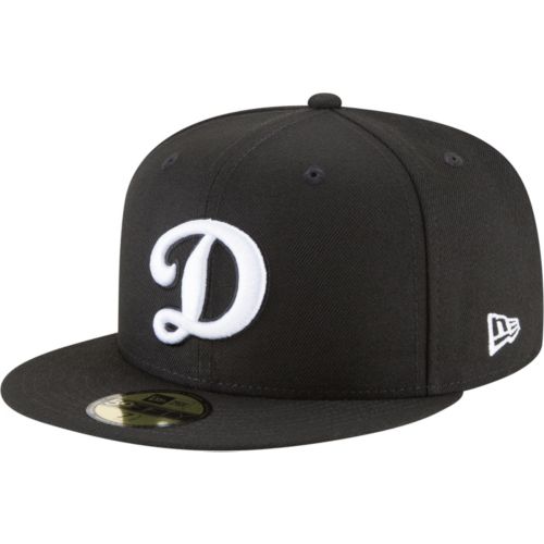 New Era Adult Los Angeles Dodgers Black and White Basic