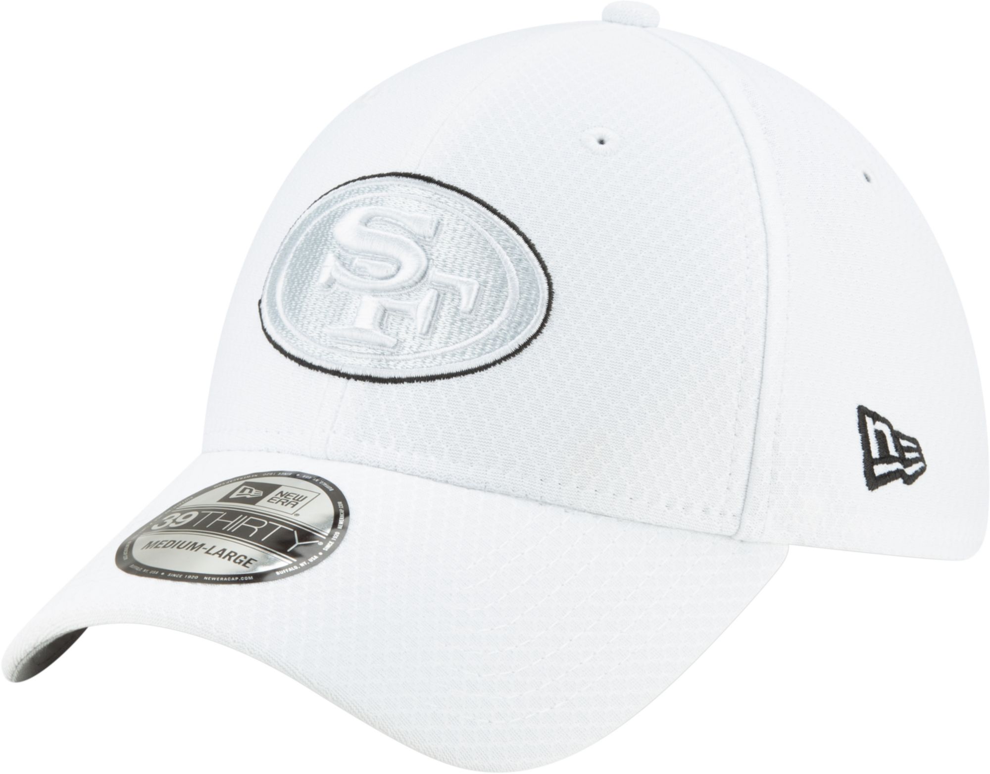 all white 49ers hat