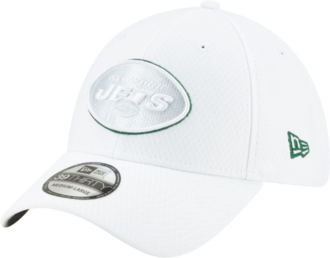 Mens New Era White New York Jets Throwback Logo Omaha