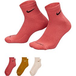 Nike Grip Lightweight Quarter Training Socks in White for Men