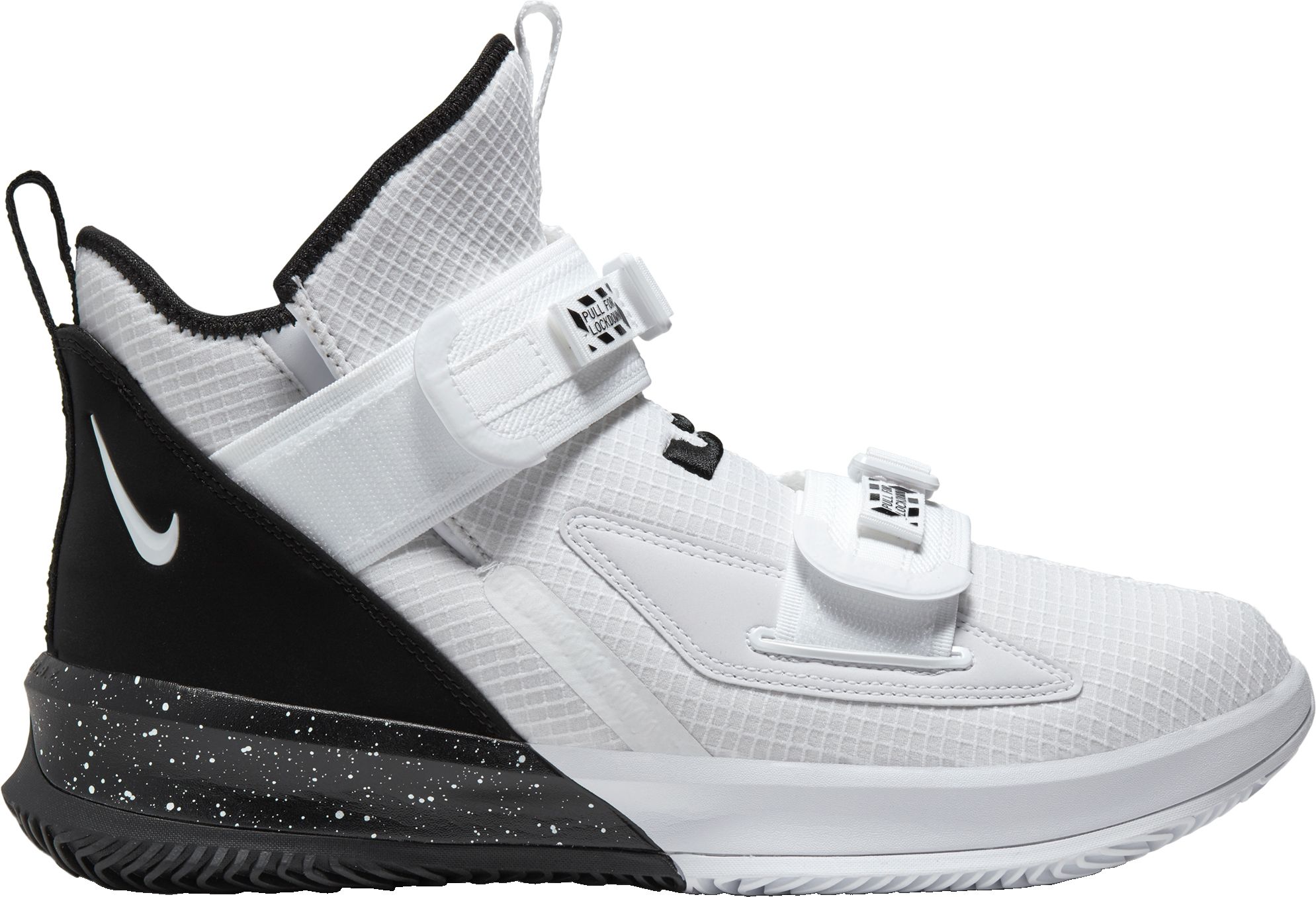 black and white lebron james shoes