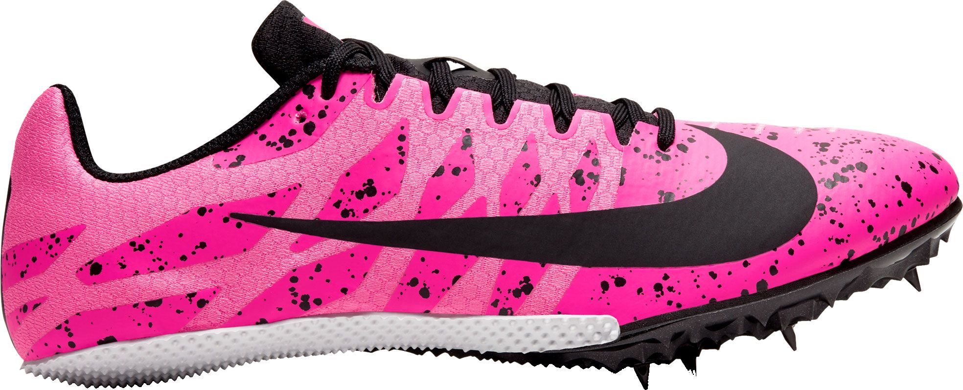 pink spikes track