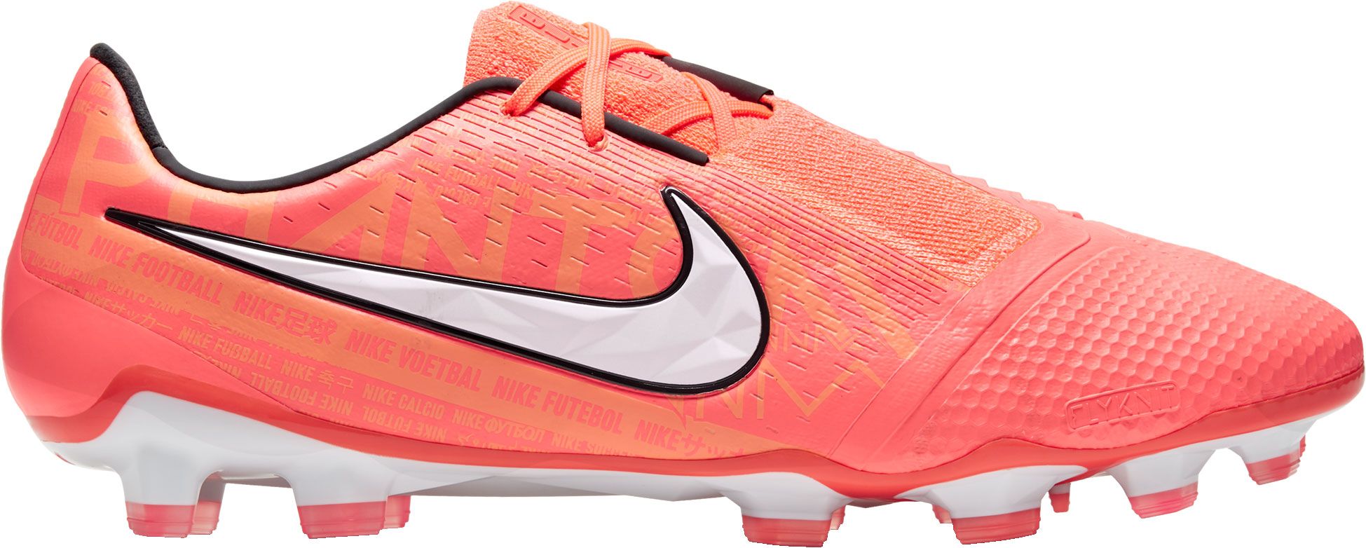 orange soccer shoes