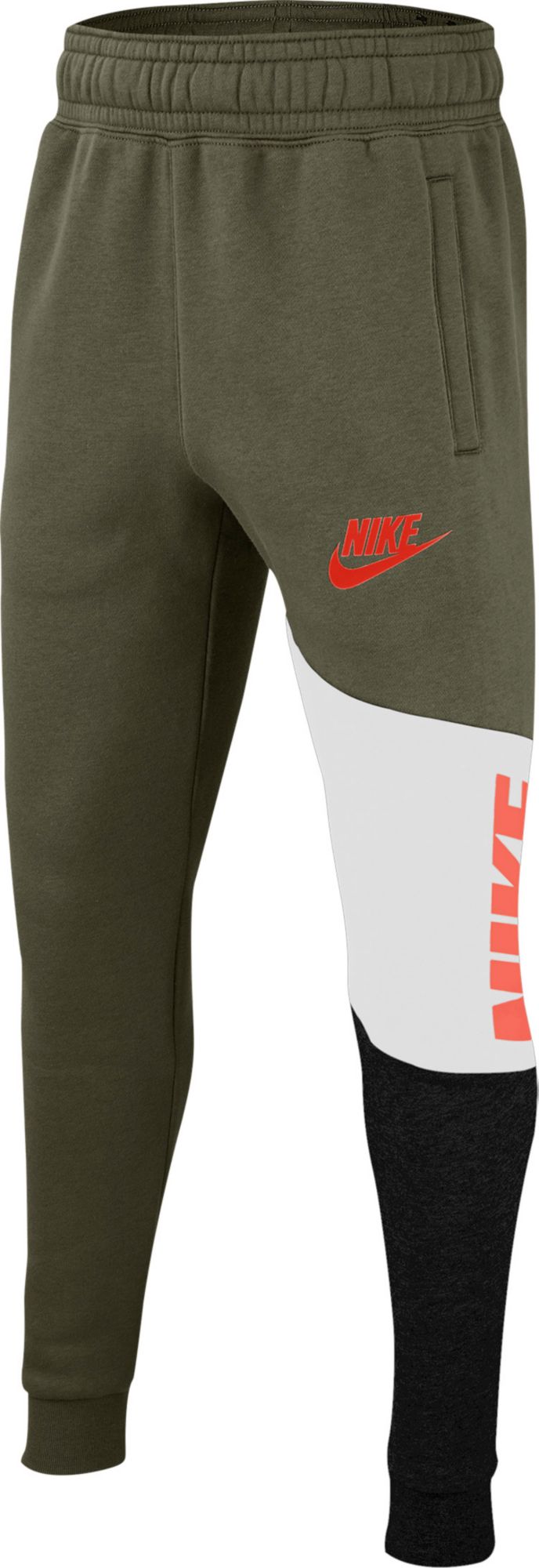 olive green nike sweats