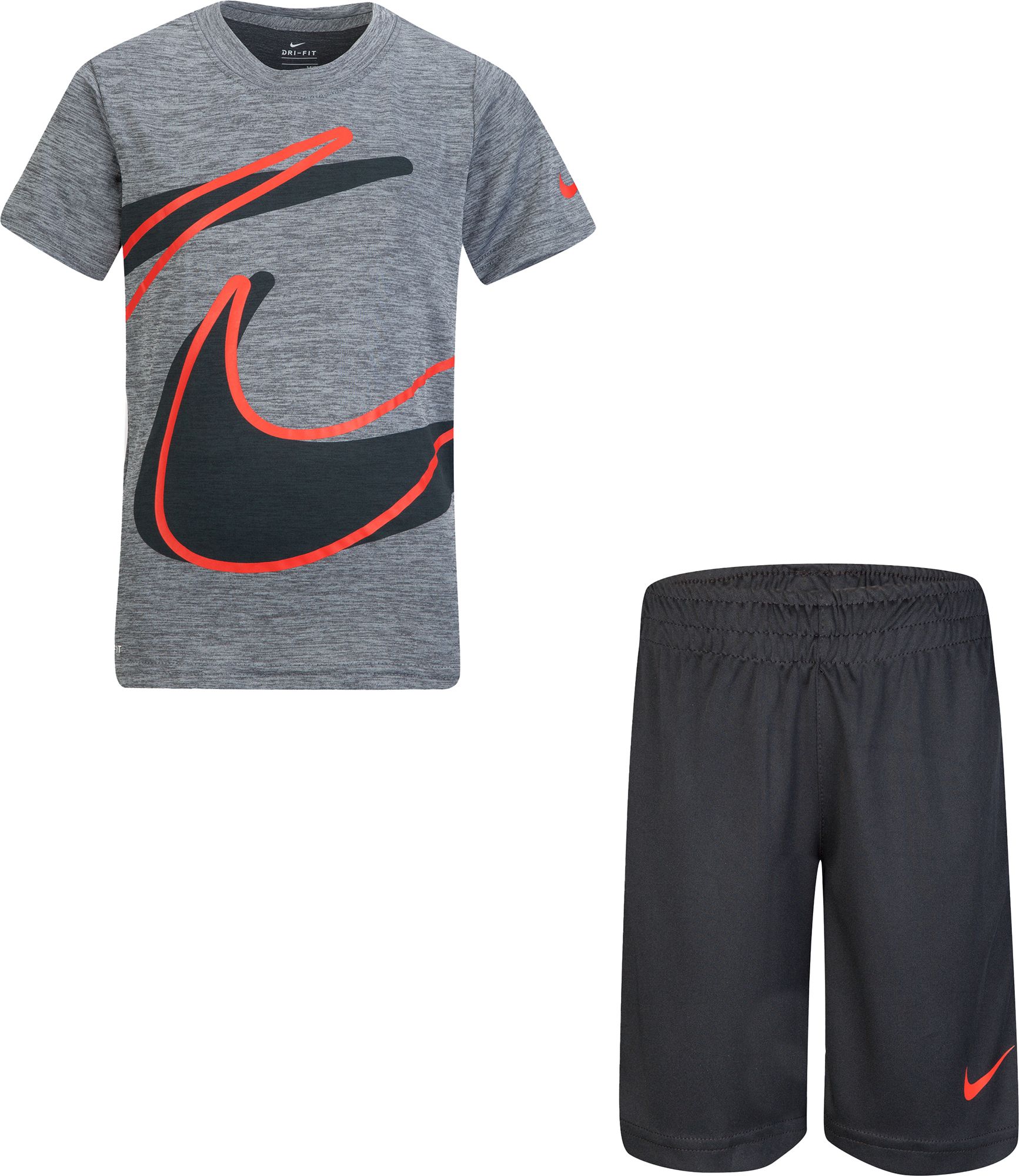 Nike Little Kids' Dri-FIT Logo T-Shirt and Shorts Set