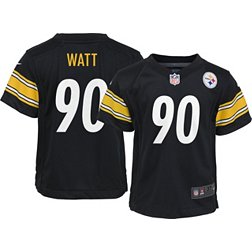 Nike Boys' Pittsburgh Steelers T.J. Watt #90 Black Game Jersey