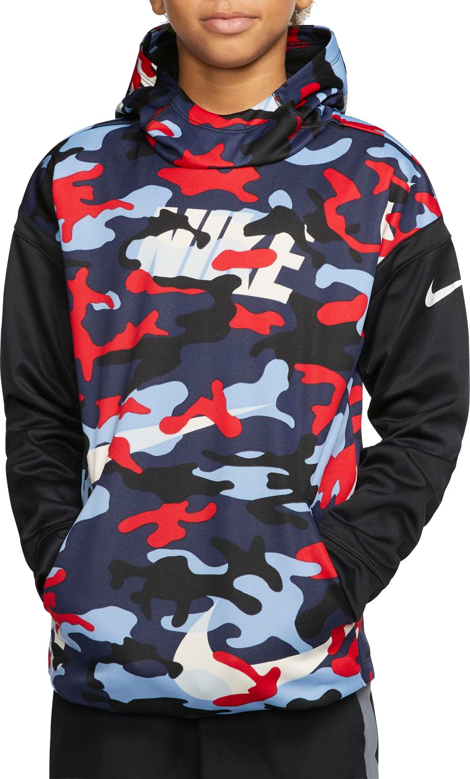 Nike Boys' Therma Camo Printed Hoodie