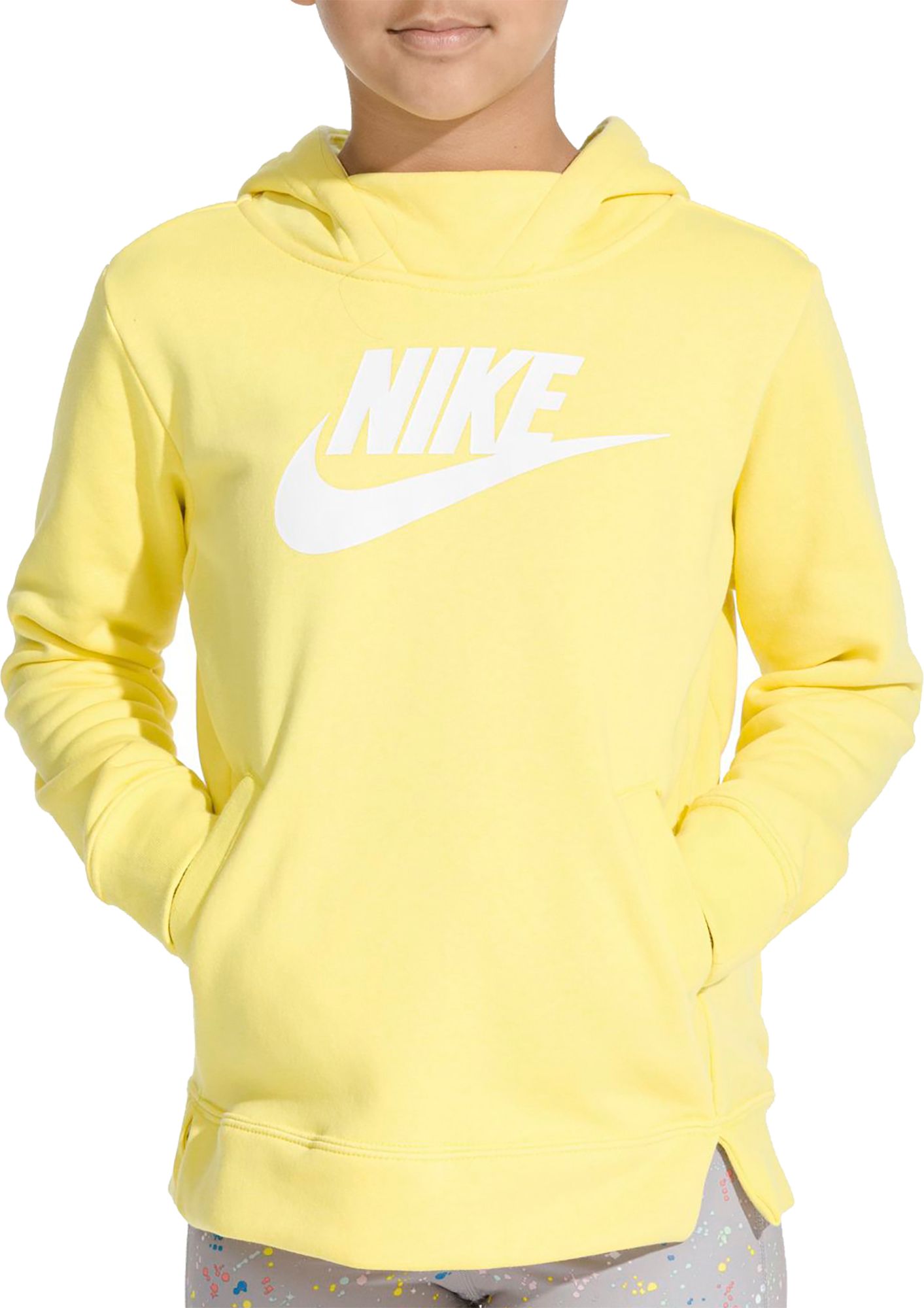 nike yellow hoodie women's