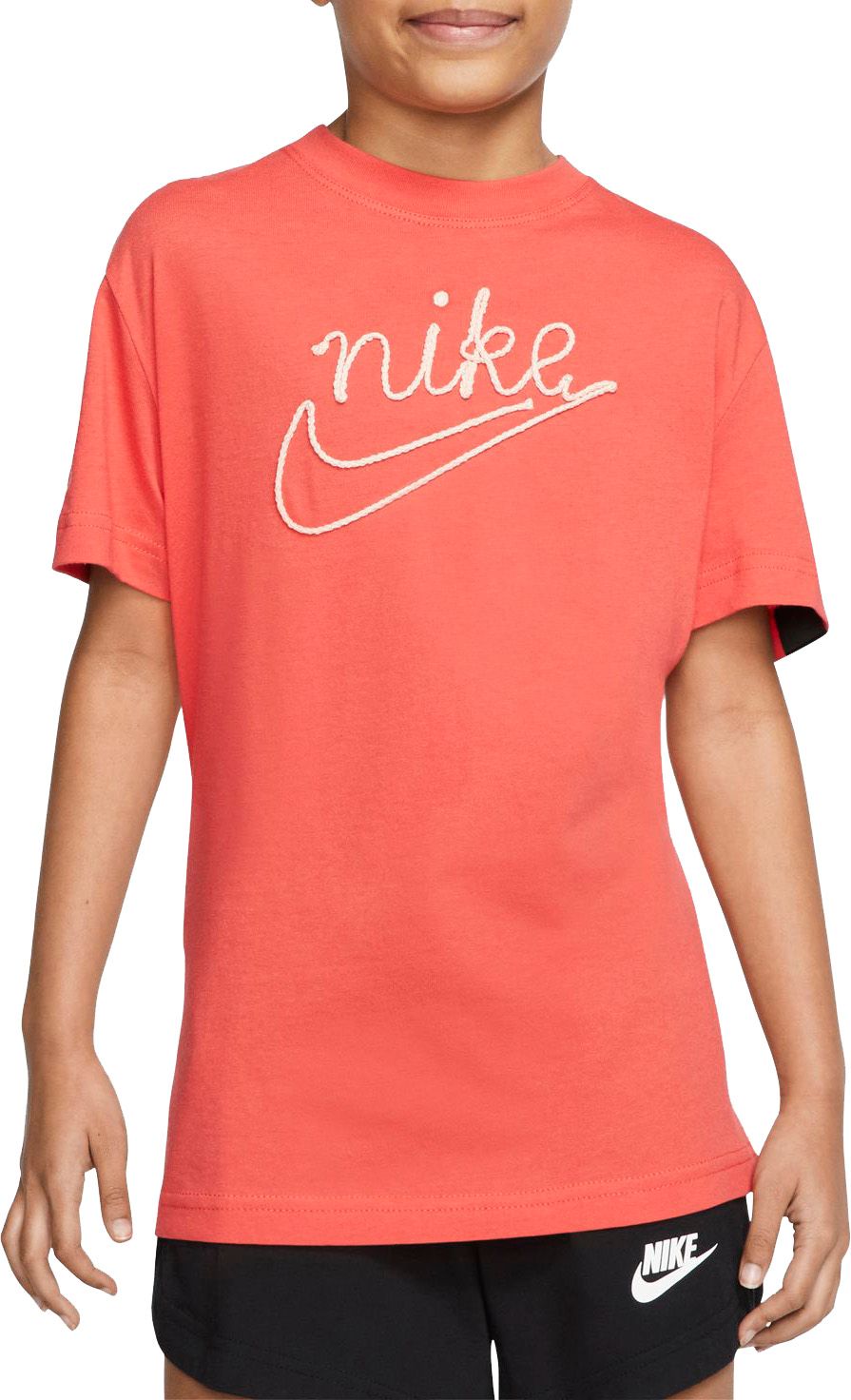 red nike shirt girls