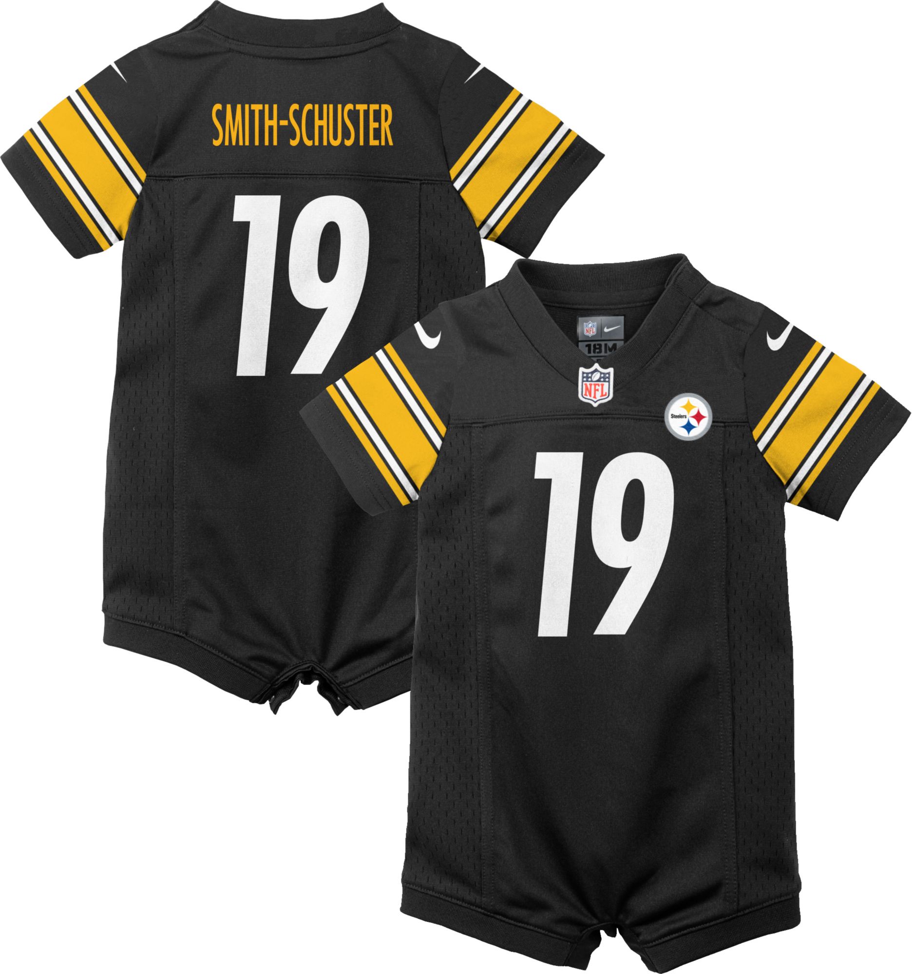 Pittsburgh Steelers Nike #19 Juju Smith-Schuster Replica Home Jersey