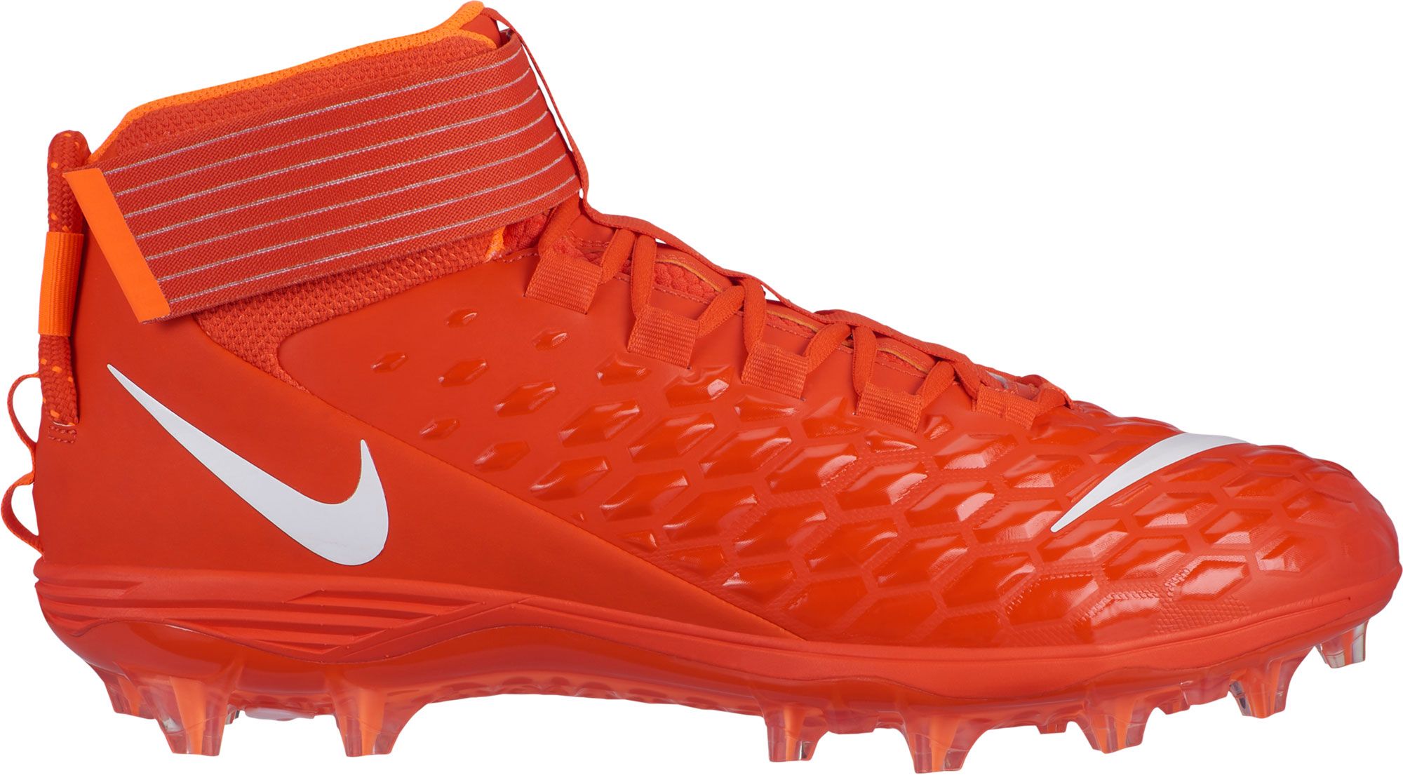 orange mens football cleats