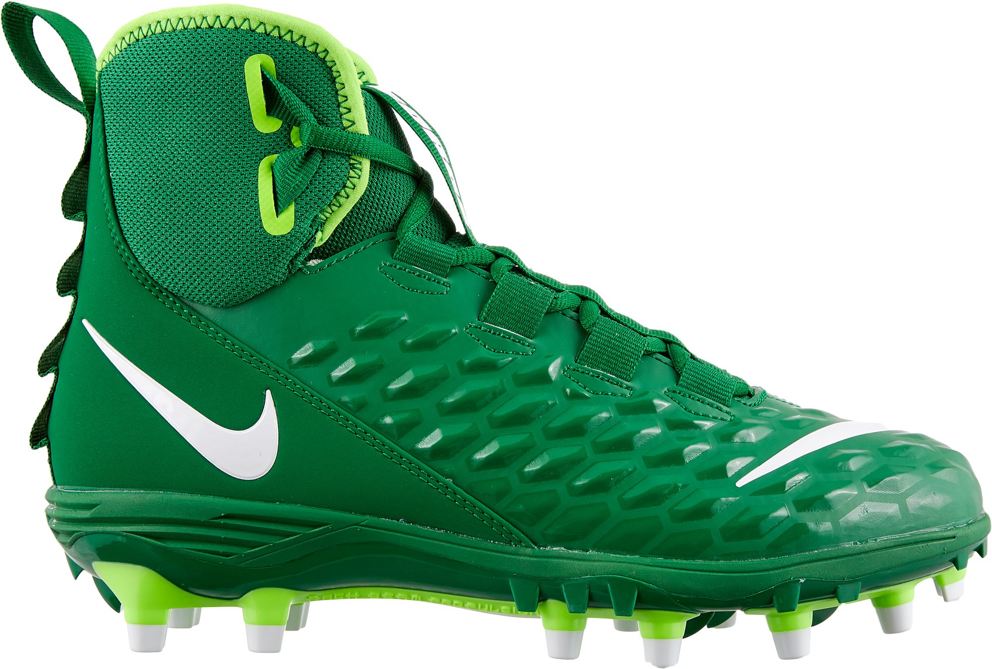 green and gold football cleats