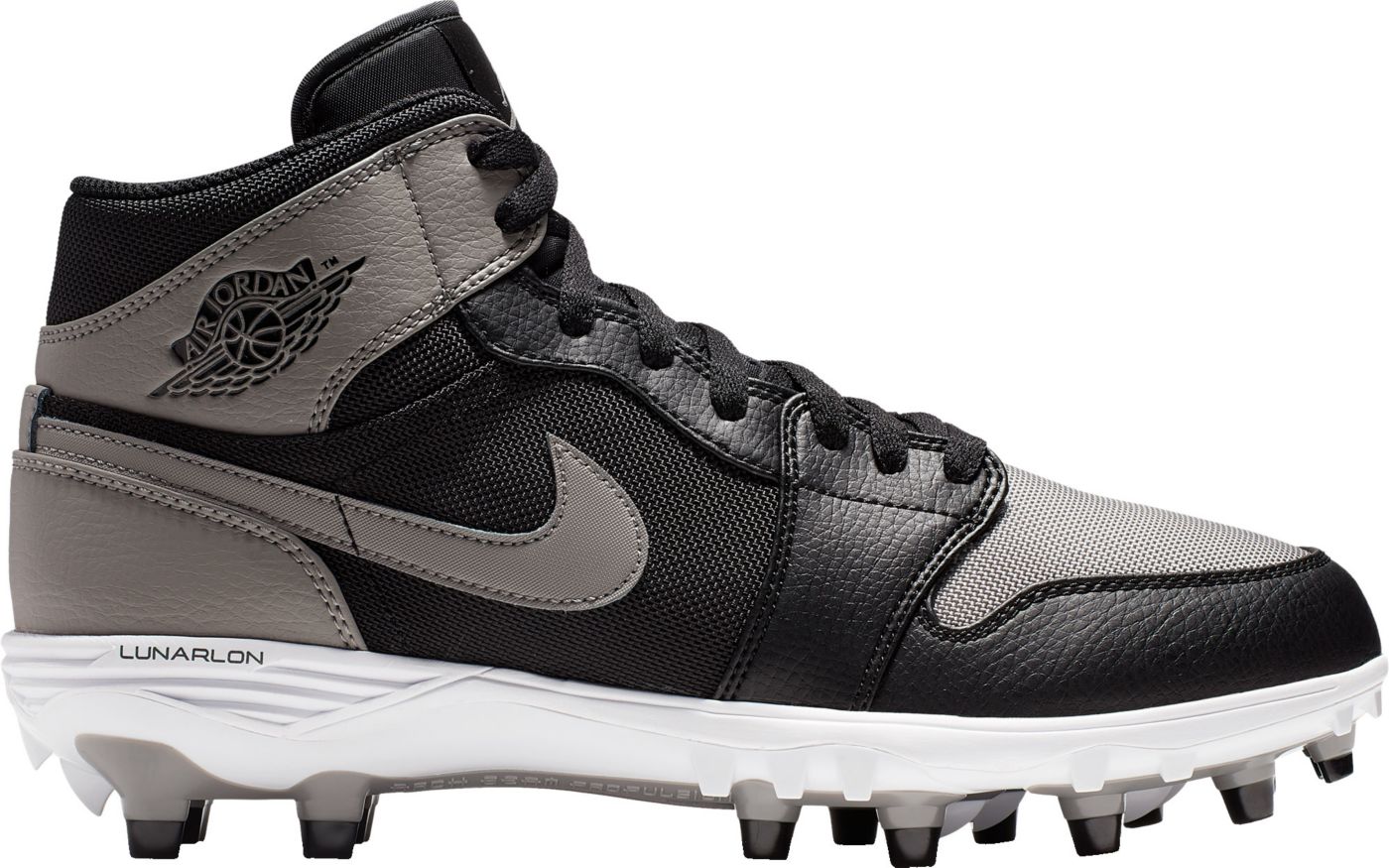 all black jordan 1 cleats