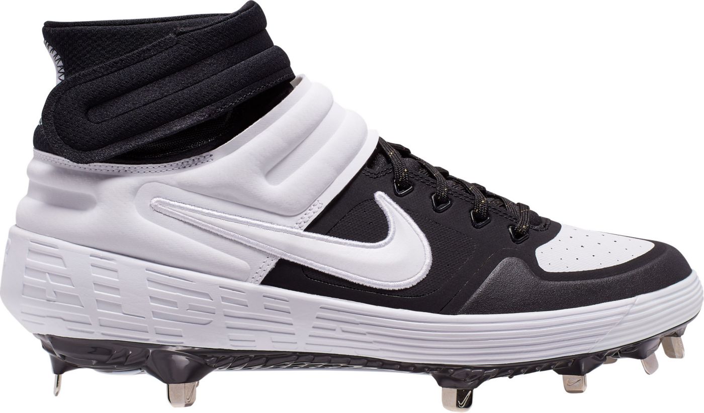 Nike Men's Alpha Huarache Elite 2 Mid Metal Baseball Cleats DICK'S Sporting Goods