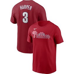Philadelphia Phillies #3 Bryce Harper Stitched White/Stripe/Blue Jersey