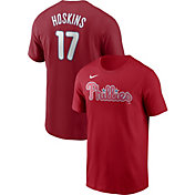 Nike Men's Philadelphia Phillies Rhys Hoskins #17 Red T-Shirt