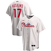 Nike Men's Replica Philadelphia Phillies Rhys Hoskins #17 White Cool Base Jersey