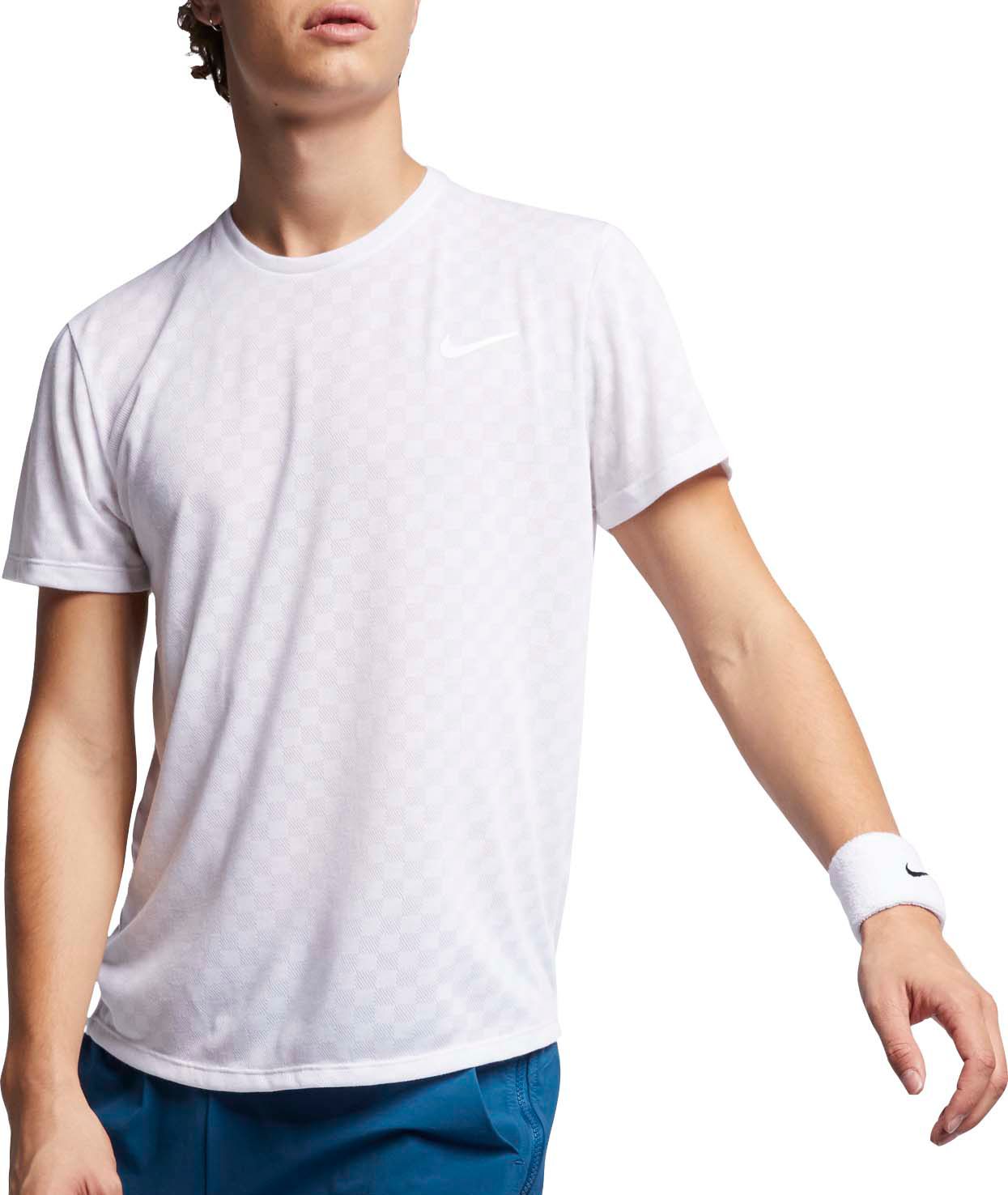 nike court checkered shirt