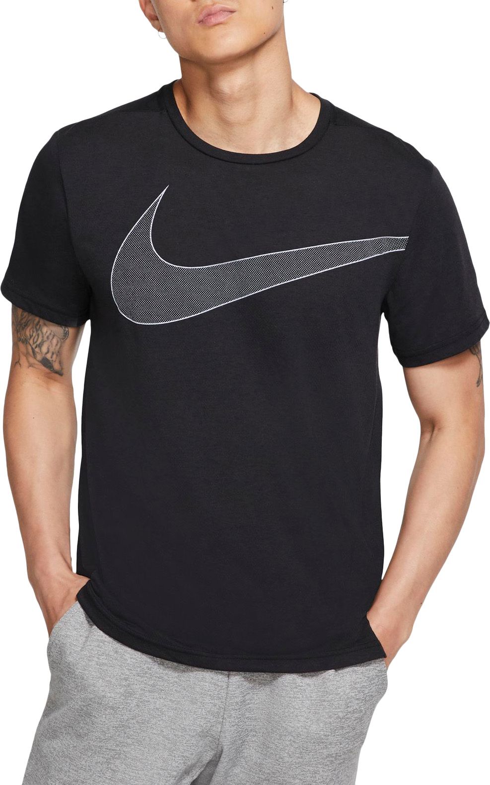 nike breathe men's running top