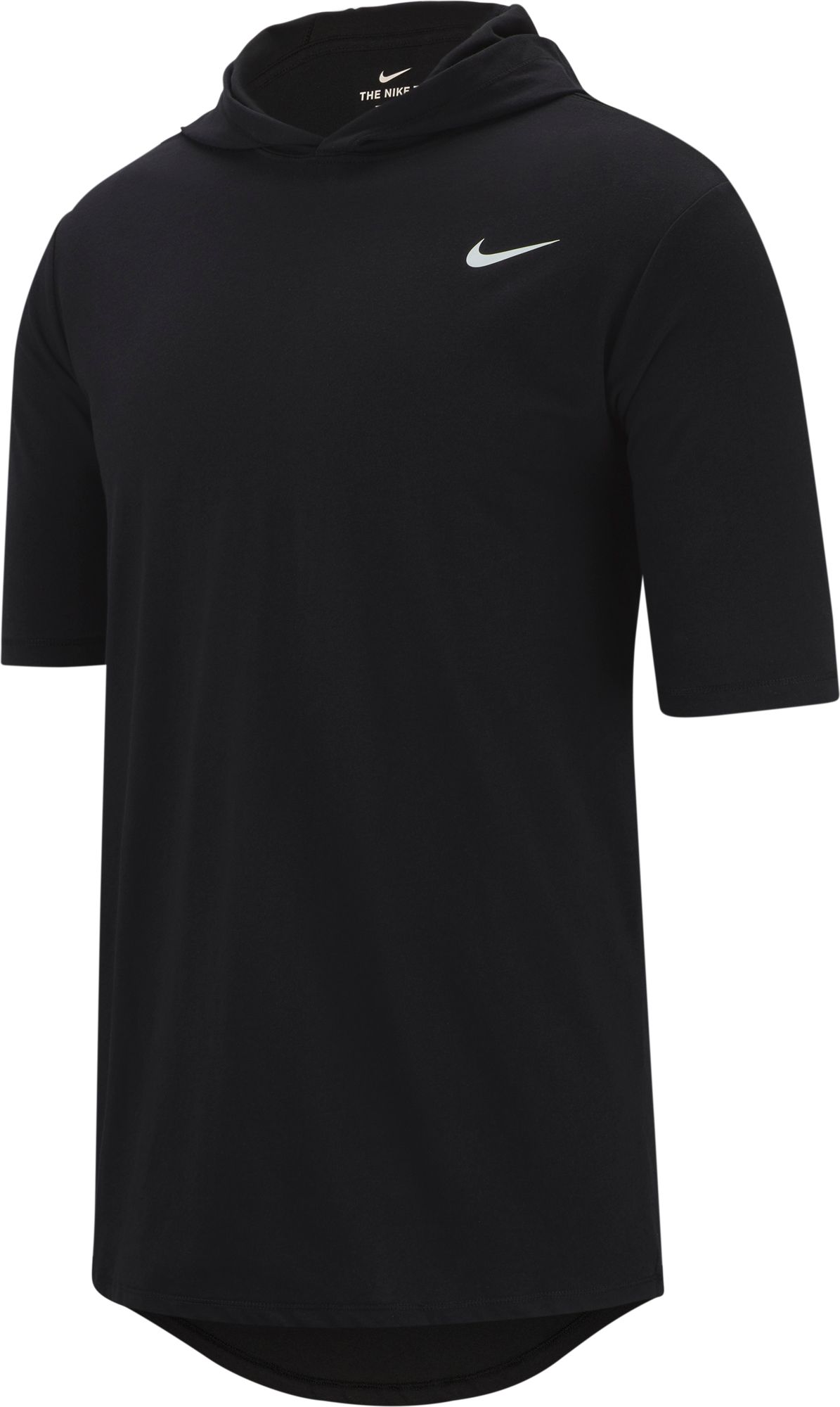 nike dri fit hoodie short sleeve