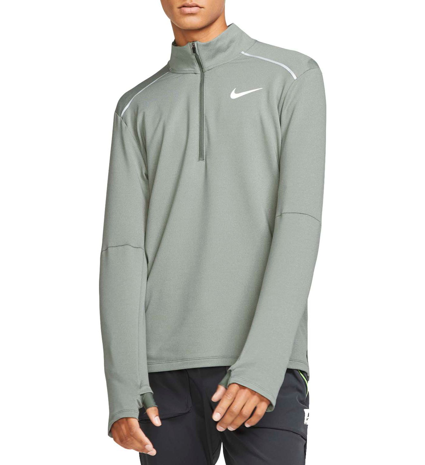 Download Nike Men's Element ½ Zip Mock Neck Running Long Sleeve Shirt 3.0 | DICK'S Sporting Goods