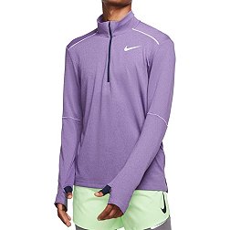 Nike Men's Element ½ Zip Mock Neck Running Long Sleeve Shirt 3.0