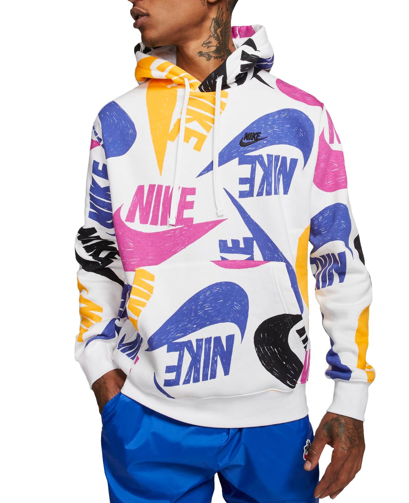 nike high neck hoodie mens