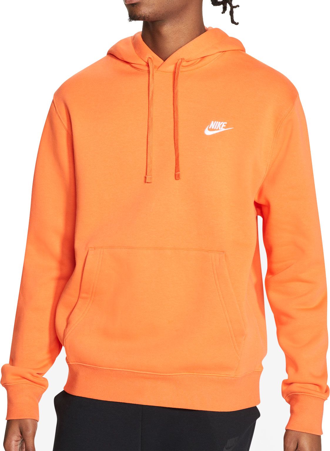 bright orange nike hoodie