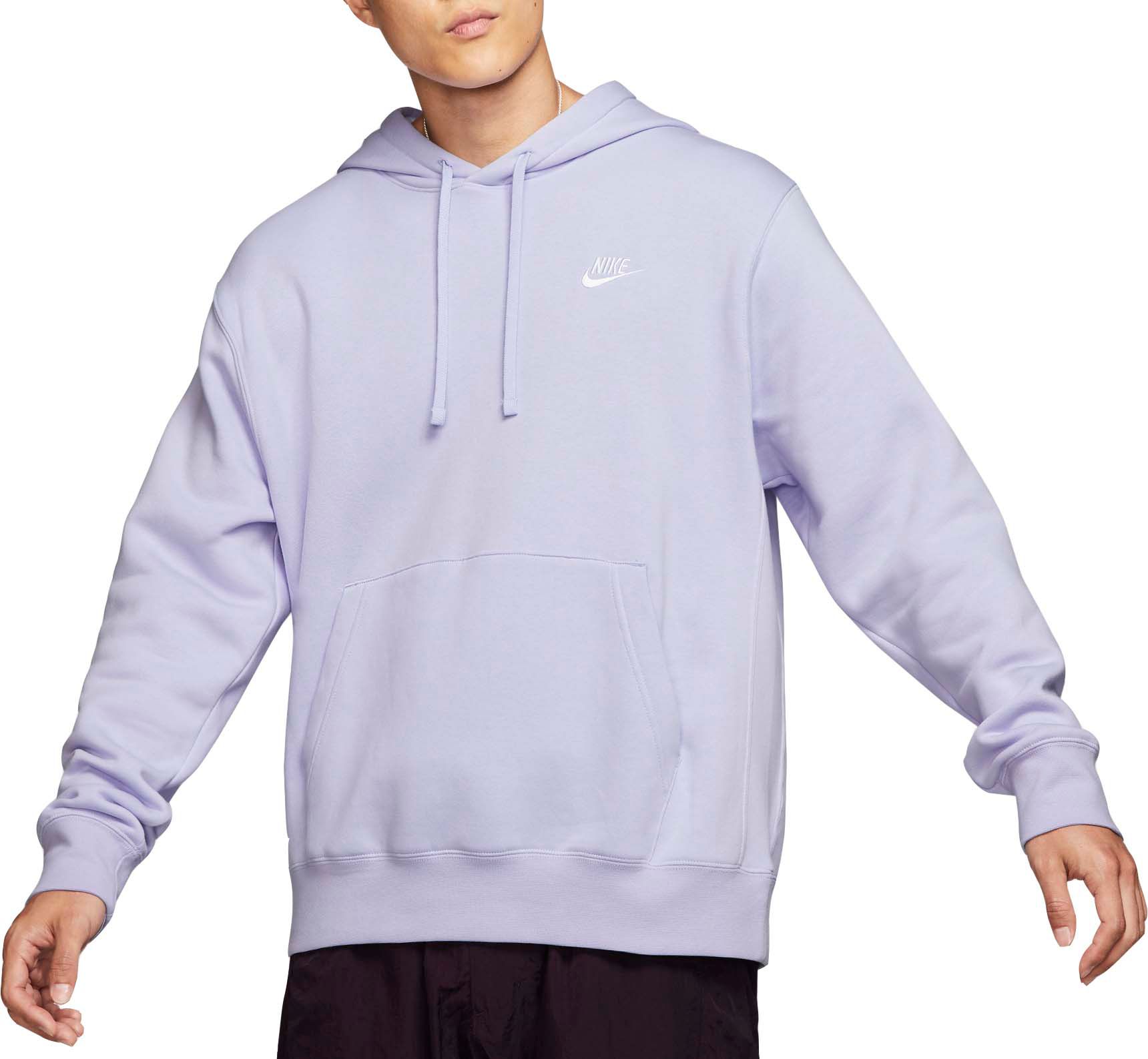 nike mens light purple hoodie