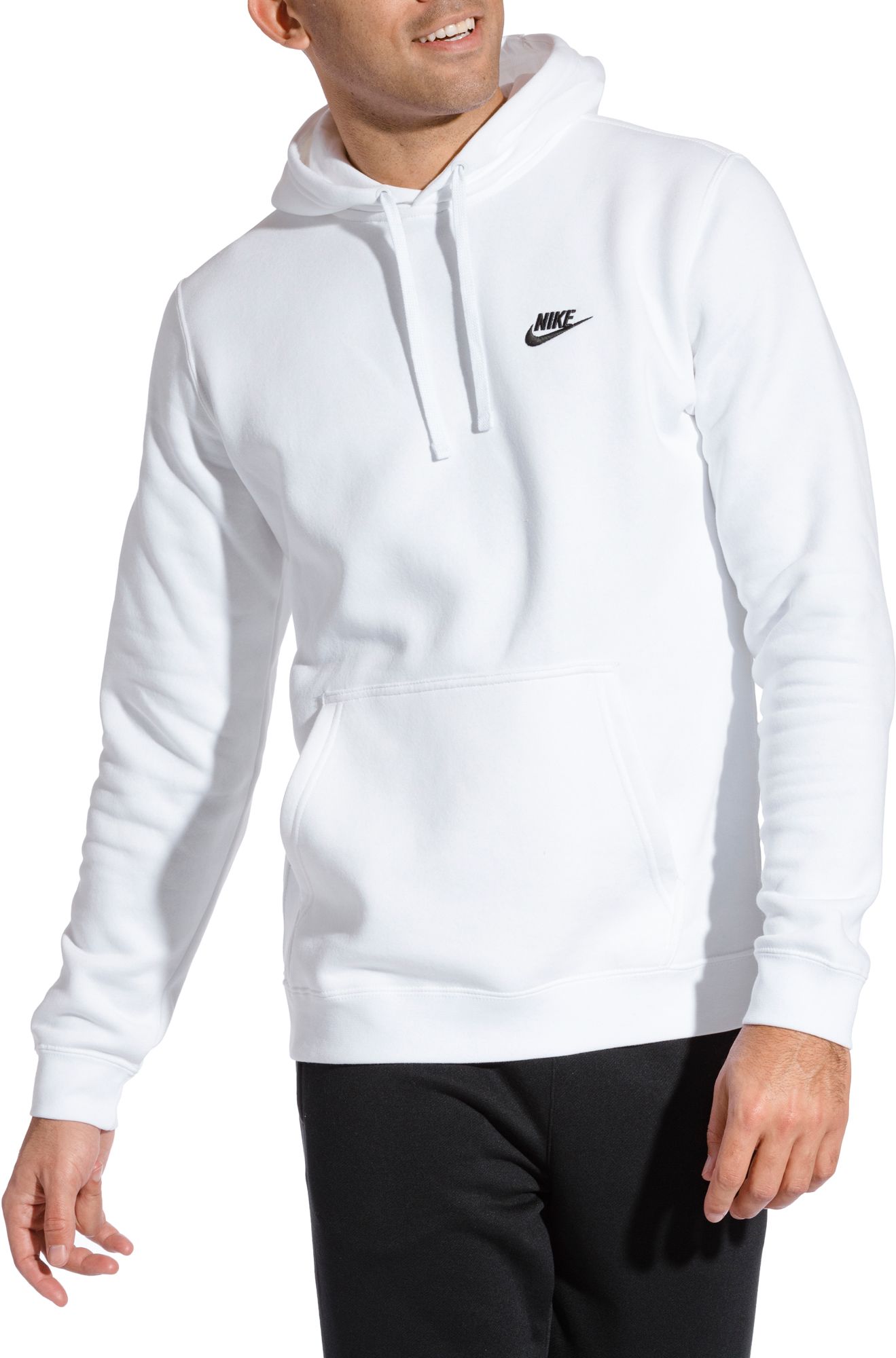 white nike pullover mens