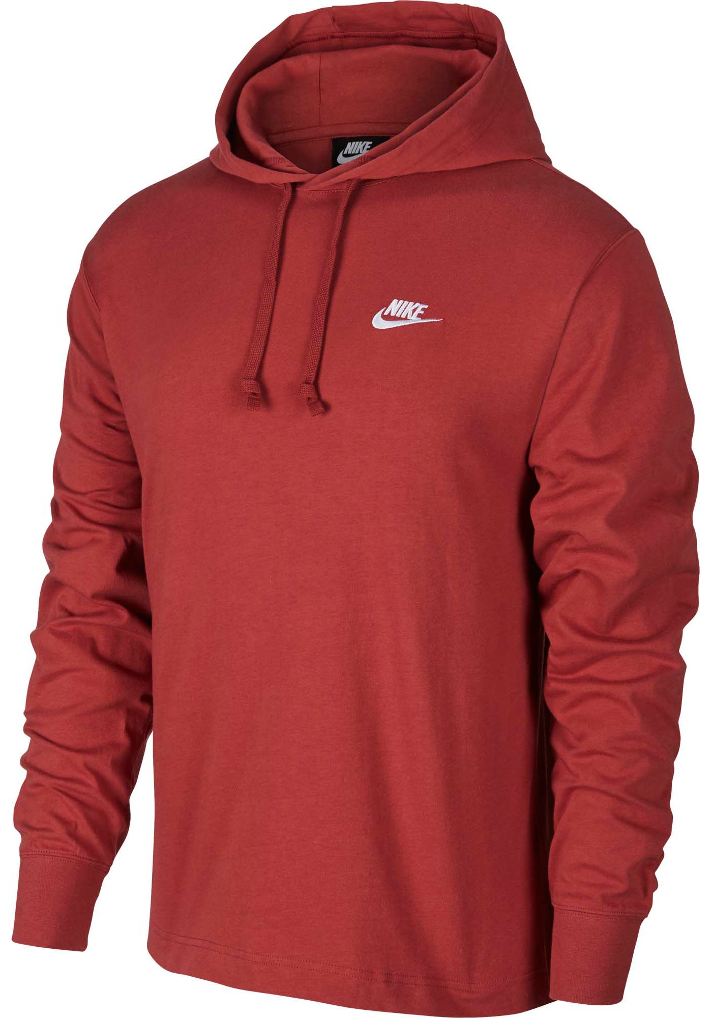 Nike Men's Sportswear Club Jersey Pullover Hoodie (Regular and Big ...