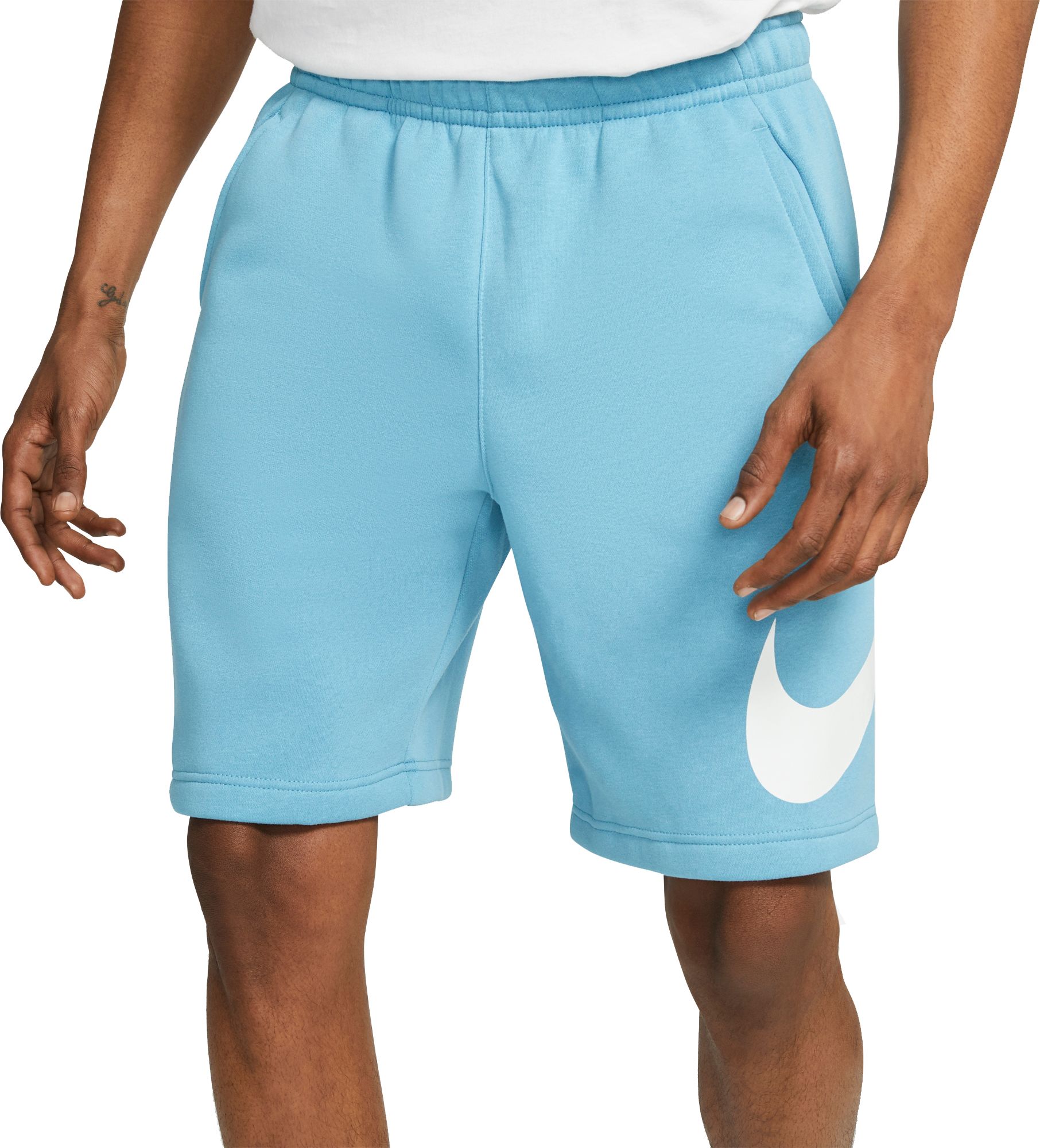 baby blue shorts nike