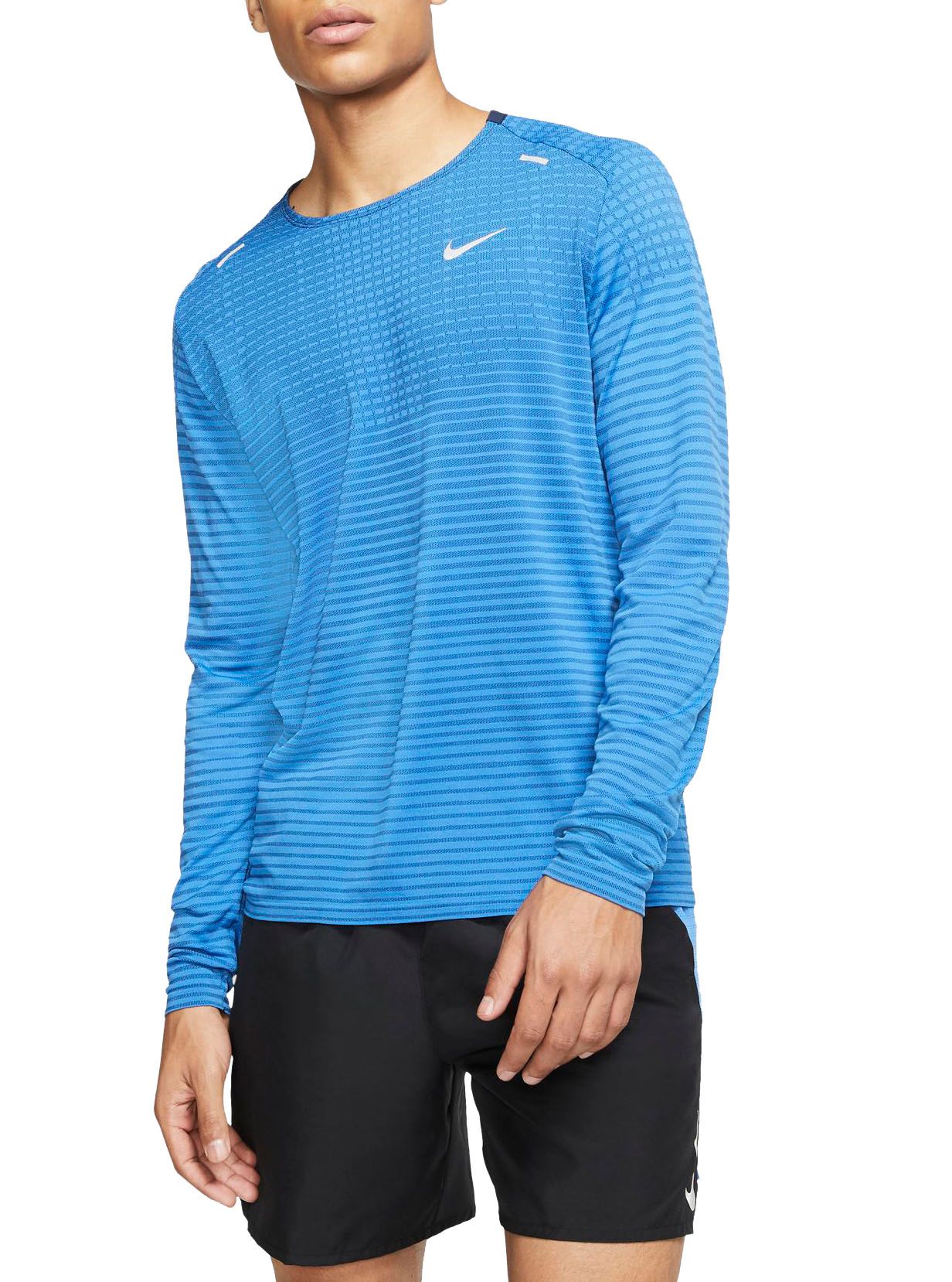 Nike Men's TechKnit Ultra Running Long Sleeve Shirt - .97