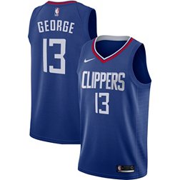 Nike Men's Los Angeles Clippers Paul George #13 Royal Dri-FIT Swingman Jersey