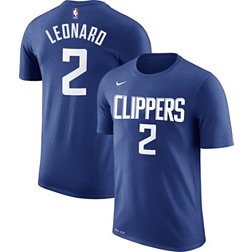 Nike Men's Los Angeles Clippers Kawhi Leonard #2 Dri-FIT Royal T-Shirt