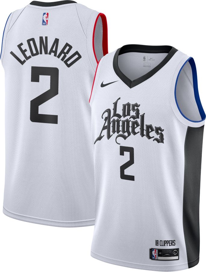 Nike Men S Los Angeles Clippers Kawhi Leonard Dri Fit City Edition