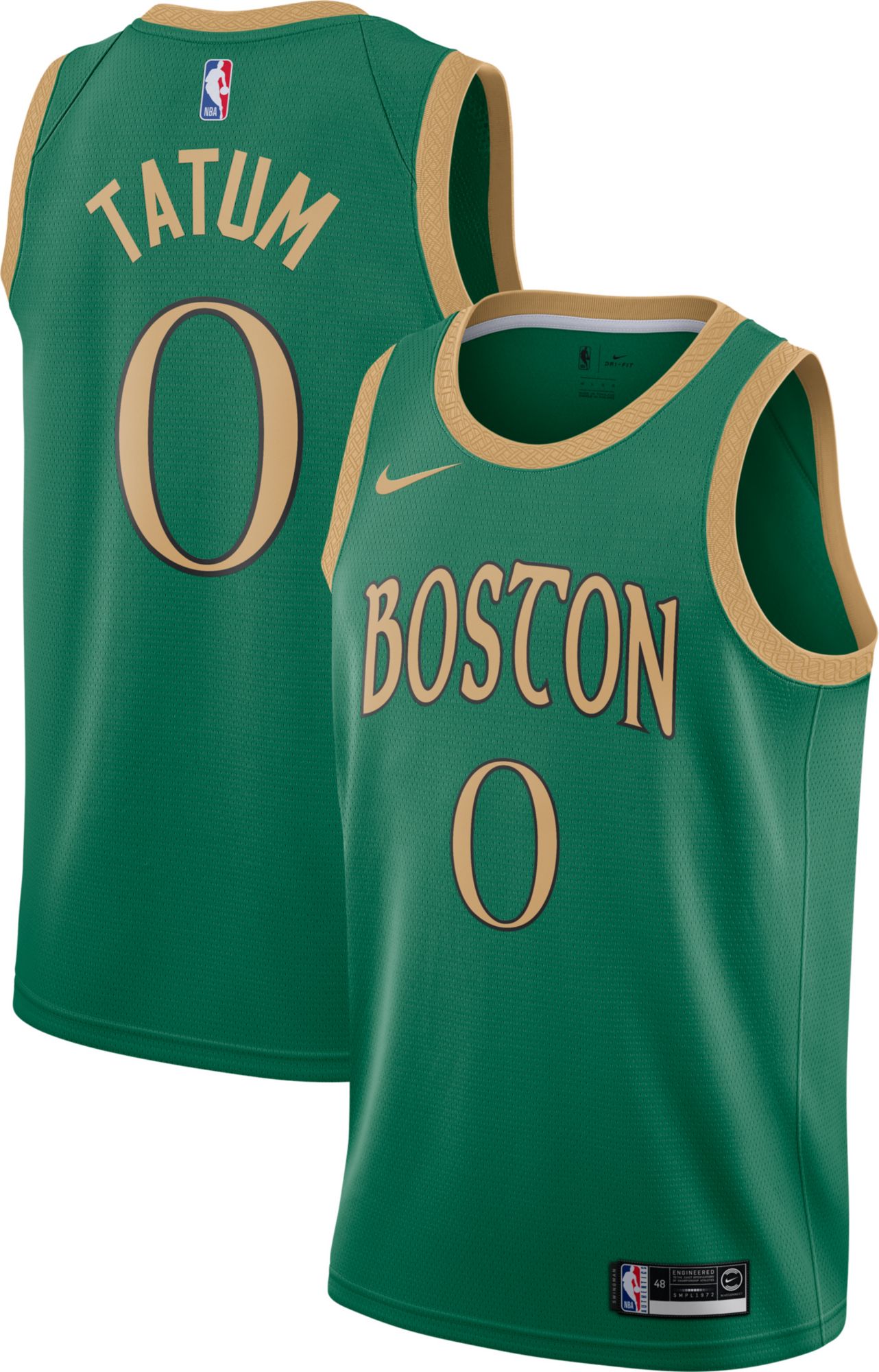 celtics gold jersey