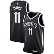 Nike Men's Brooklyn Nets Kyrie Irving #11 Black Dri-FIT Swingman Jersey