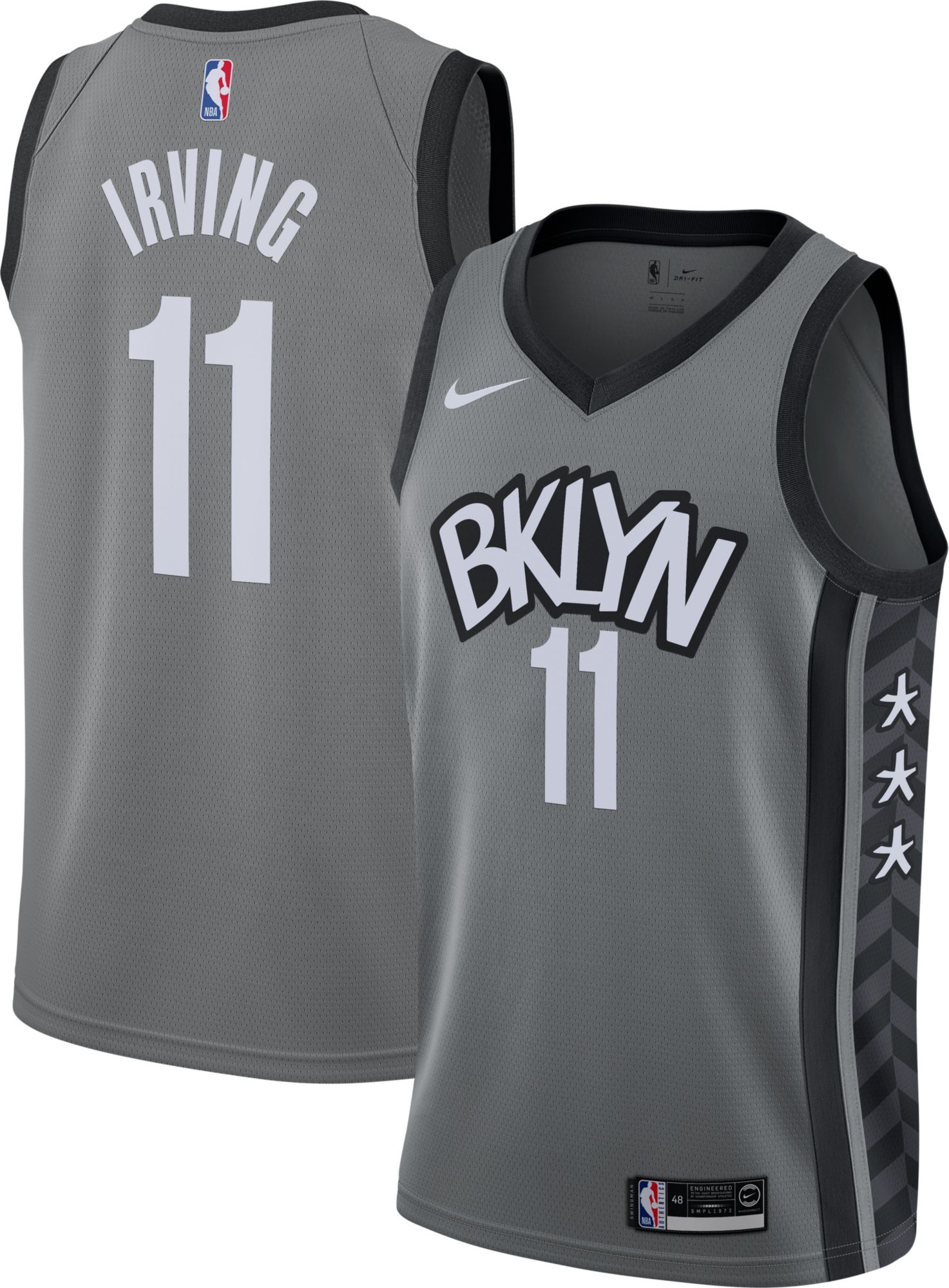brooklyn nets jersey grey