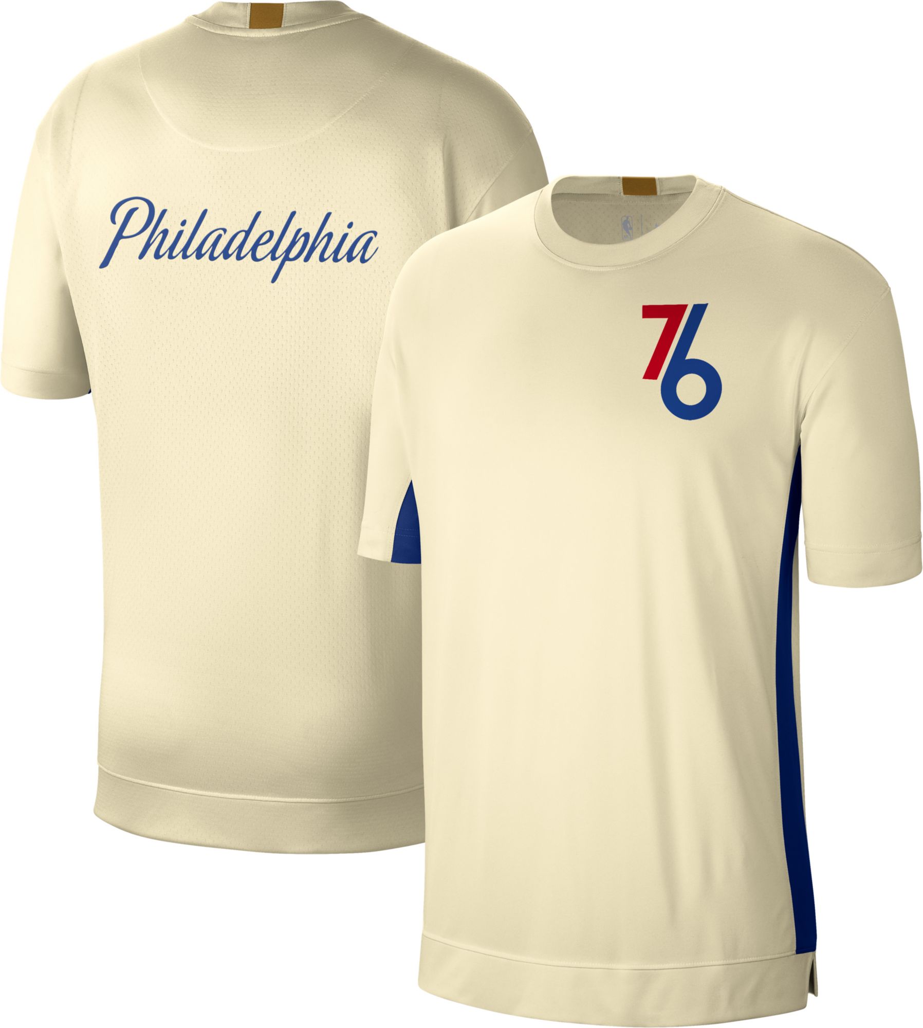 sixers city edition shooting shirt