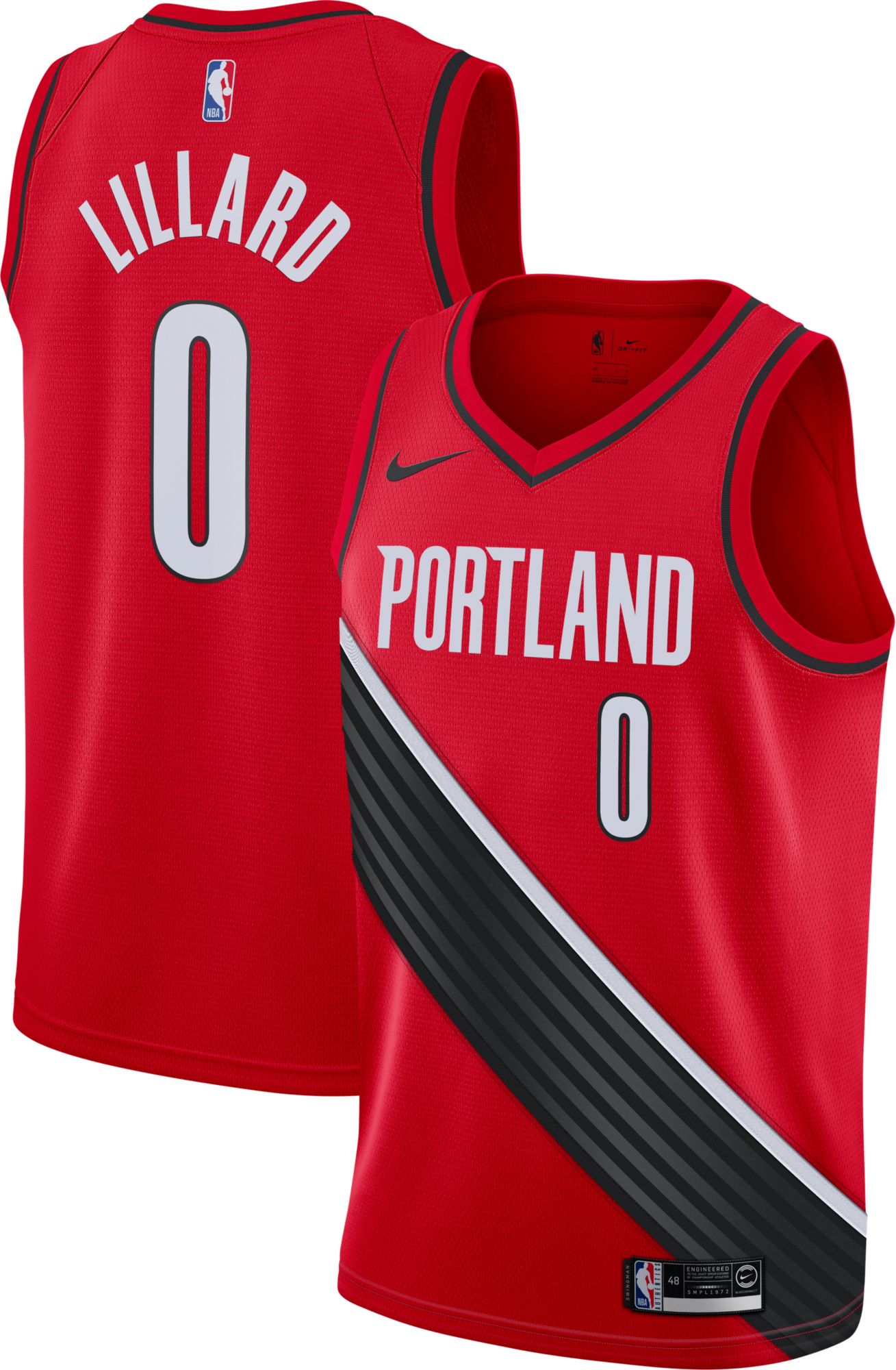 trail blazers statement jersey